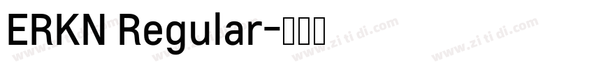 ERKN Regular字体转换